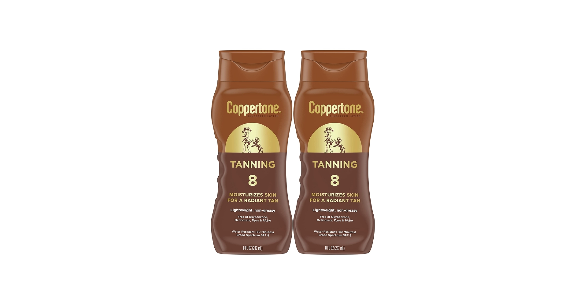 Amazon.com: Coppertone Sunscreen Tanning Lotion SPF 8, Lightweight