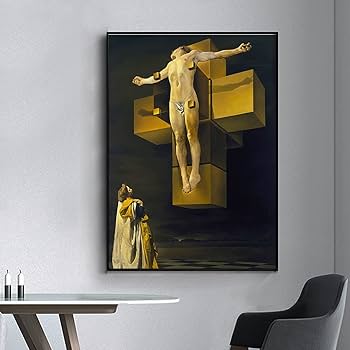 Amazon.com: ZZPT Salvador Dali Wall Art - Crucifixion Corpus