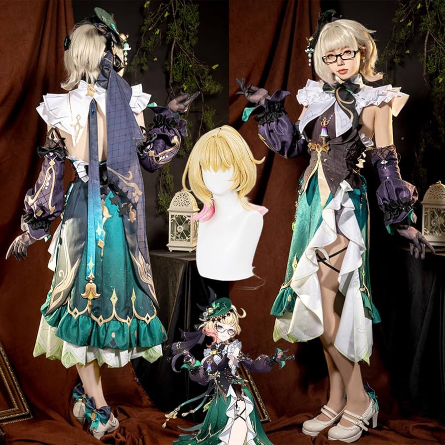 Amazon.co.jp: [HAOJEE]エミリエ Emilie コスプレ衣装 原神 げんしん