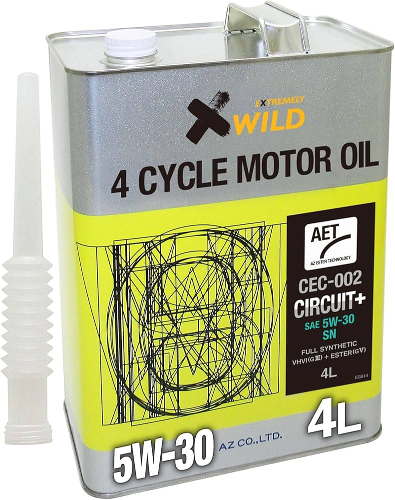 Amazon | AZ (エーゼット) 車用 エンジンオイル 4L 5W-30 SN ［CEC-002