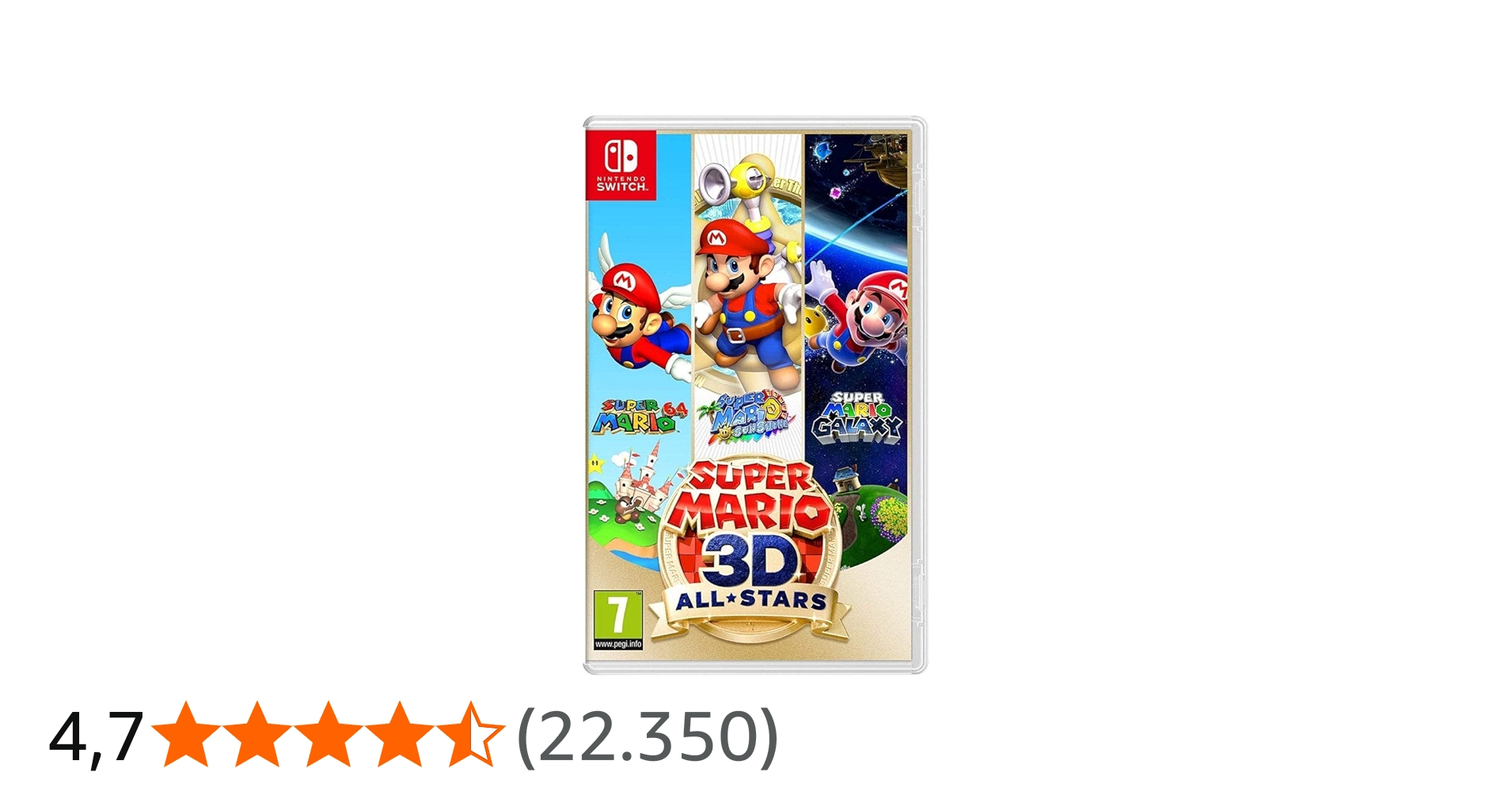 Super Mario 3d All Star - Switch | Amazon.com.br