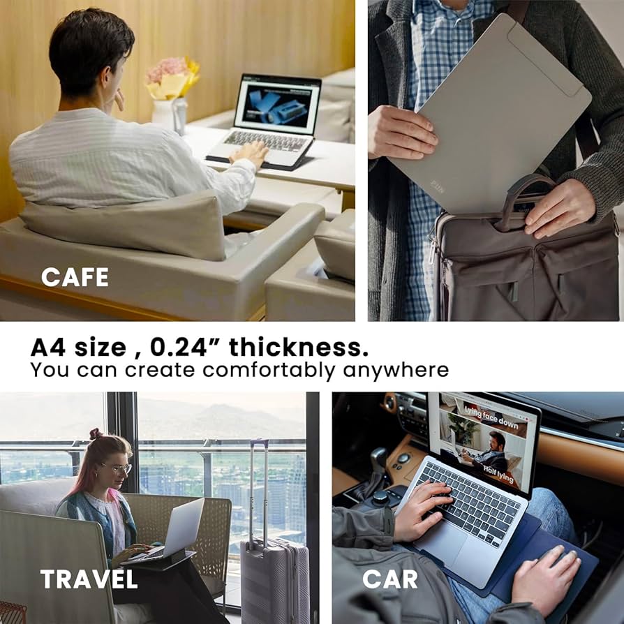 Amazon.com: PUNCUBE Portable Lap Desk -Ultra Slim&Compact Laptop