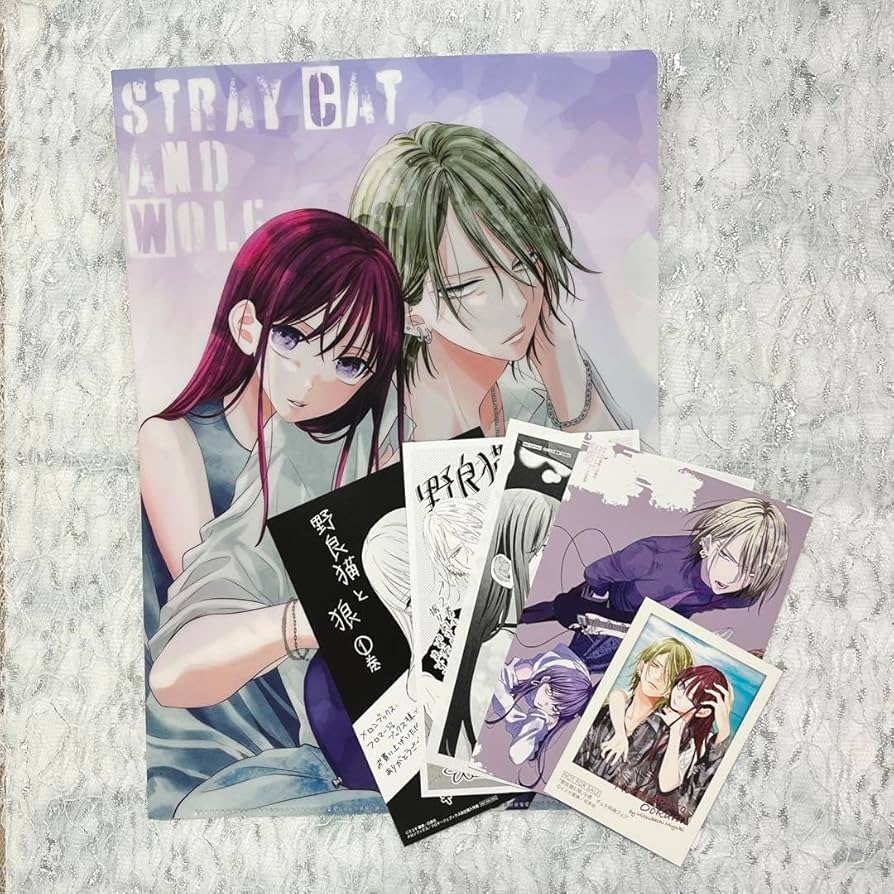 Amazon.co.jp: 野良猫と狼 グッズセット ミユキ蜜蜂先生 : おもちゃ