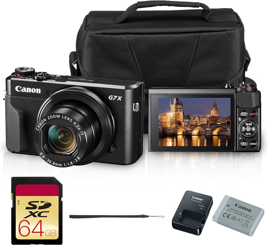 Amazon.com : Canon PowerShot G7 X Mark II Digital Camera (Black