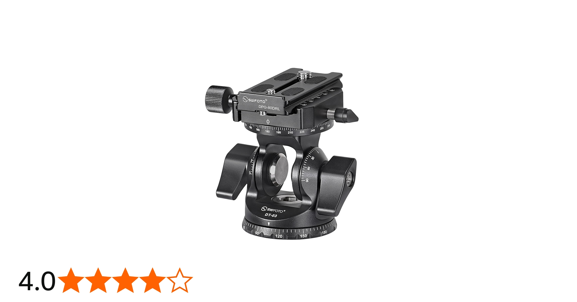 Amazon | SWFOTO DT-03R 2WAY雲台パンニングクランプ 一脚 2ウェイ雲台