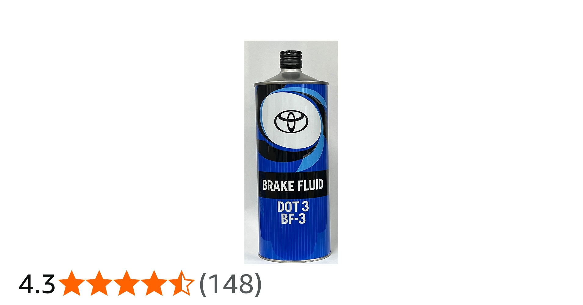 Amazon.co.jp: TOYOTA(トヨタ) ブレーキフルード DOT3 2500H-A 1L