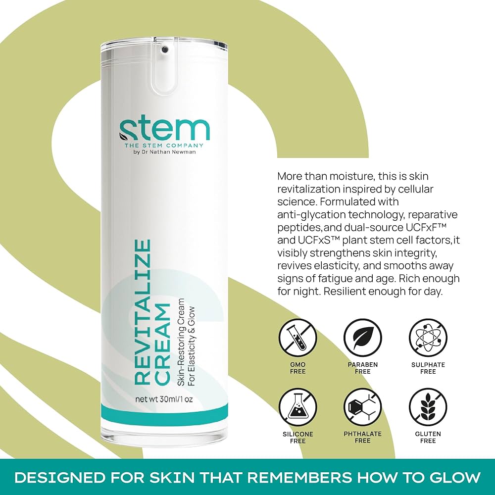 Amazon.com: ReVitalize Night Cream, Stem Cell Serum for Face