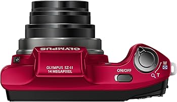 Amazon | OLYMPUS デジタルカメラ SZ-11 レッド 1400万画素 光学20倍