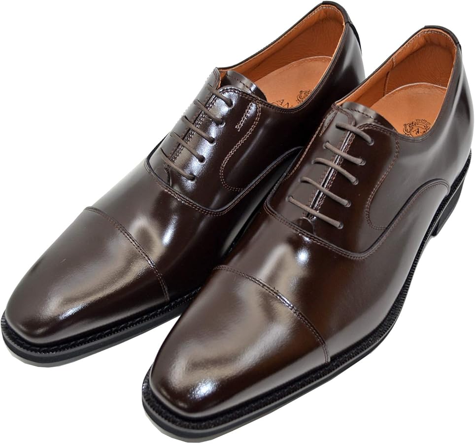 Amazon | [北嶋製靴工業所] シークレットシューズ 牛革 国産 6cm