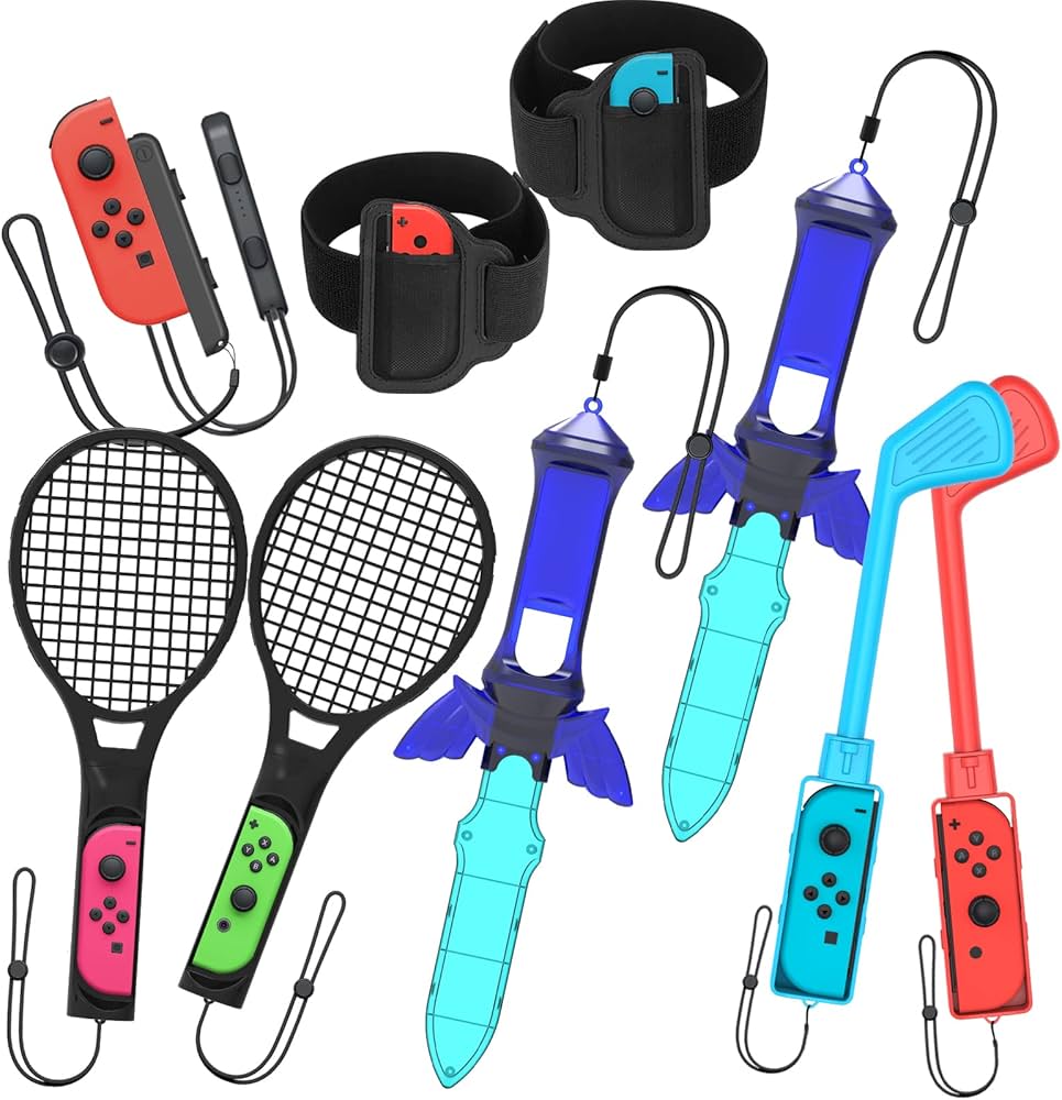 Amazon.com: Numskull Nintendo Switch Sports Pack Mega Bundle