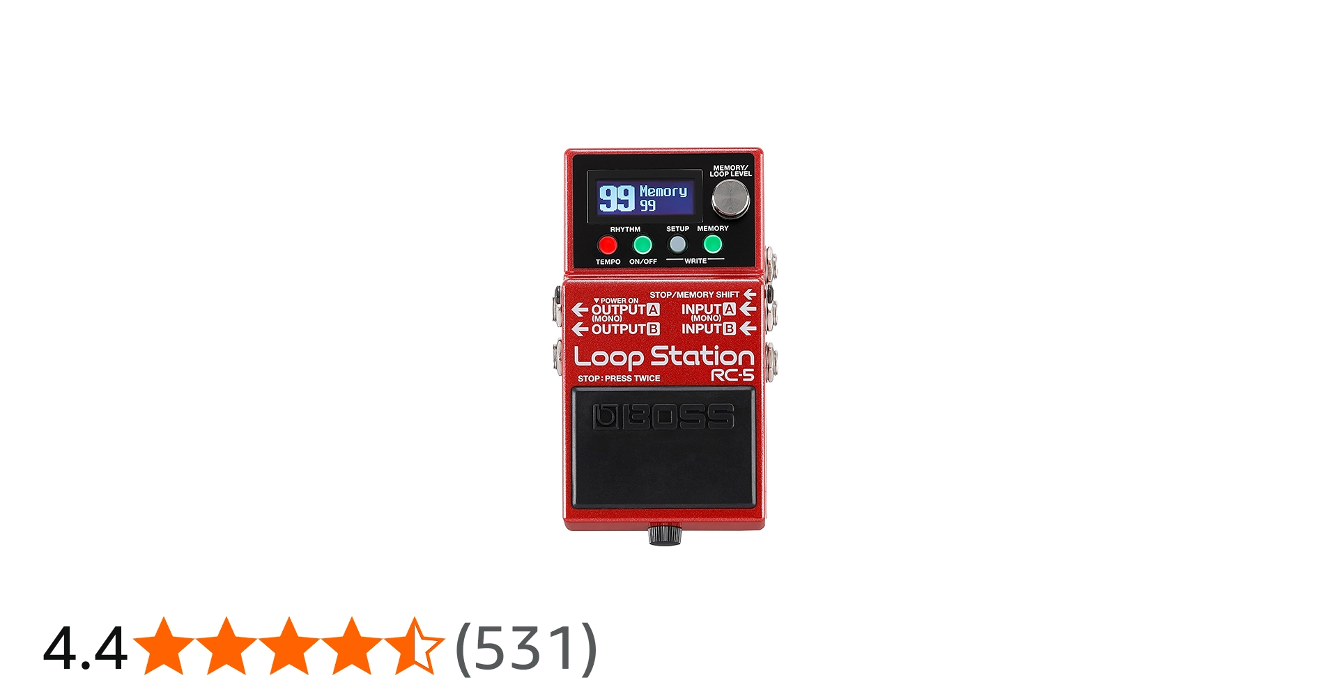 Amazon | BOSS ボス ループステーション ルーパー RC-5 コンパクト