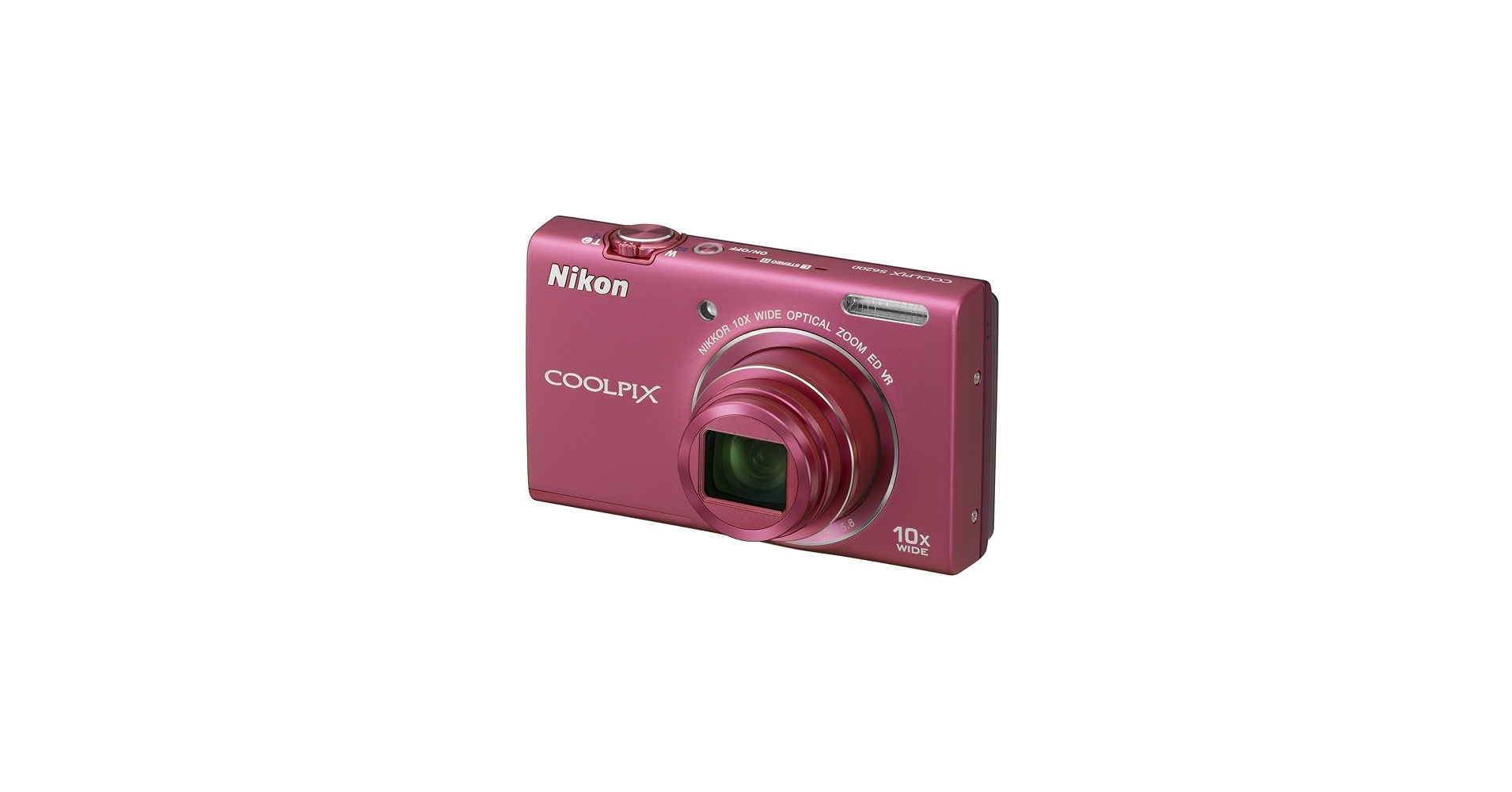 Amazon.com: Nikon COOLPIX S6200 Compact Digital Camera - Pink