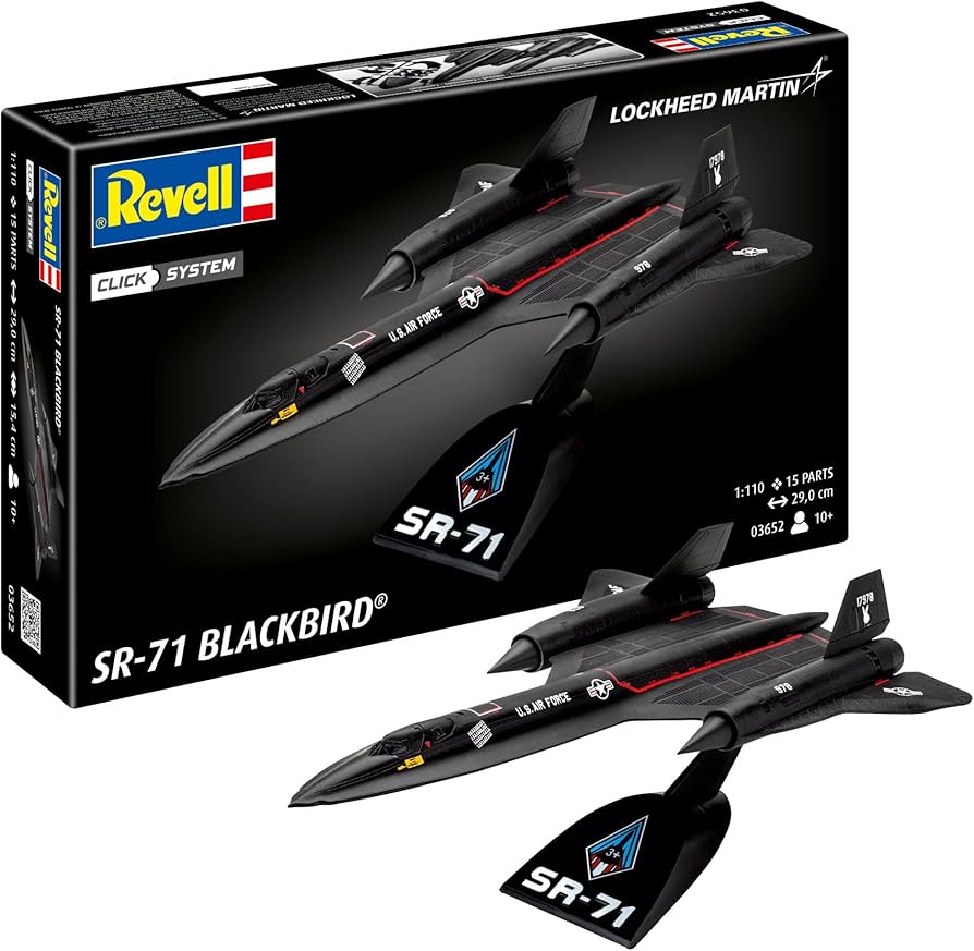 Amazon | ドイツレベル(Revell) 1/110 アメリカ空軍 ロッキード SR-71
