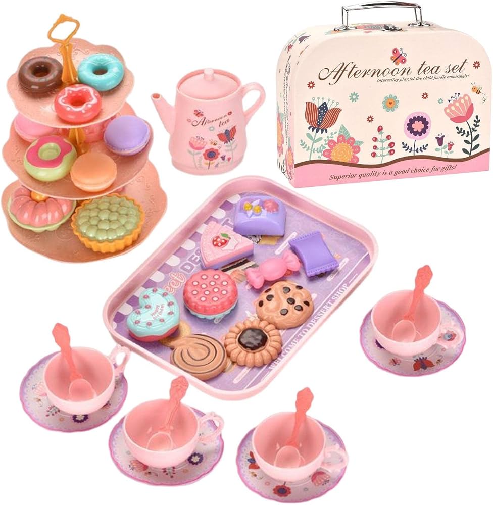 Amazon.co.jp: アフタヌーンティーのおもちゃ 小さな女の子 おままごと