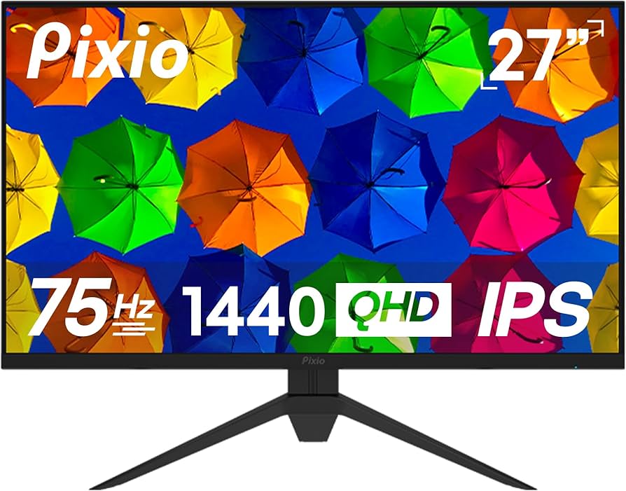 Amazon.com: Pixio PX274 Prime 27 inch IPS Panel 75 Hz Refresh Rate