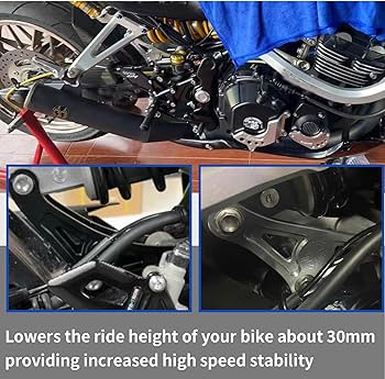 Amazon | WOOGA バイク用 車高調整キット 30mm 下げキット ローダウン