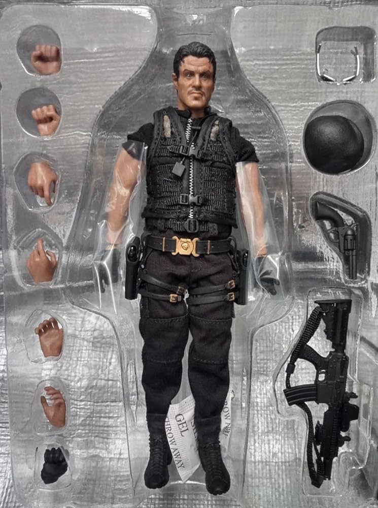 Amazon.co.jp: 1/12 エクスペンダブルズ シルベスター・スタローン