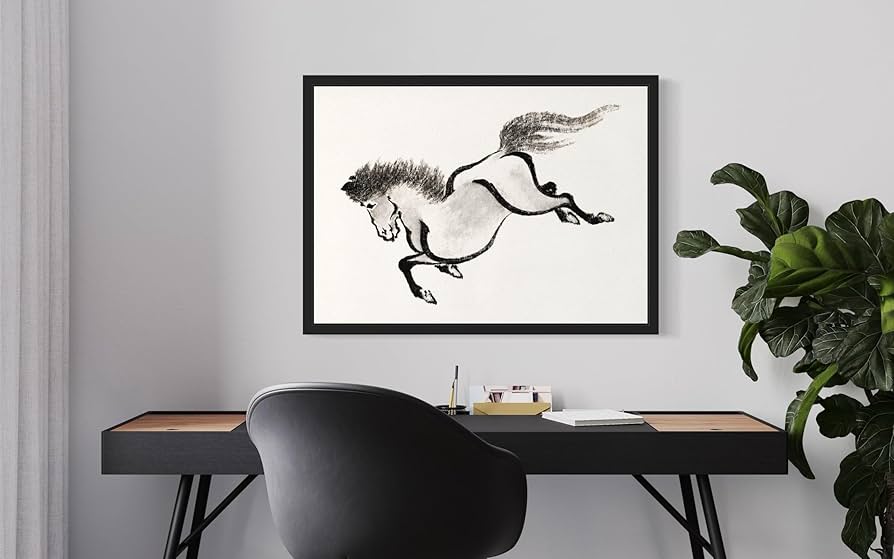 馬・No.005／「HAKU 」アートポスター 400×500 馬・No.005／「HAKU