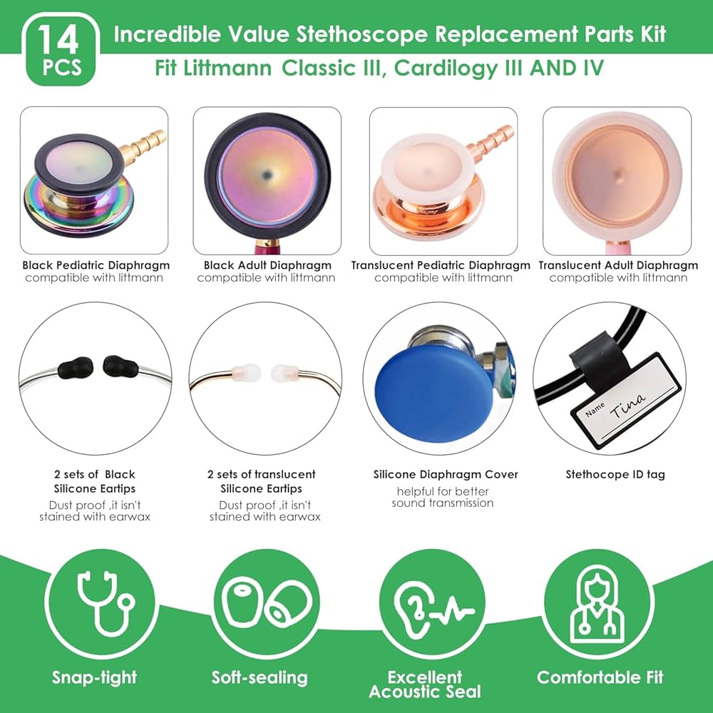 Amazon.co.jp: 聴診器アクセサリー 聴診器交換用ダイヤフラム シリコン