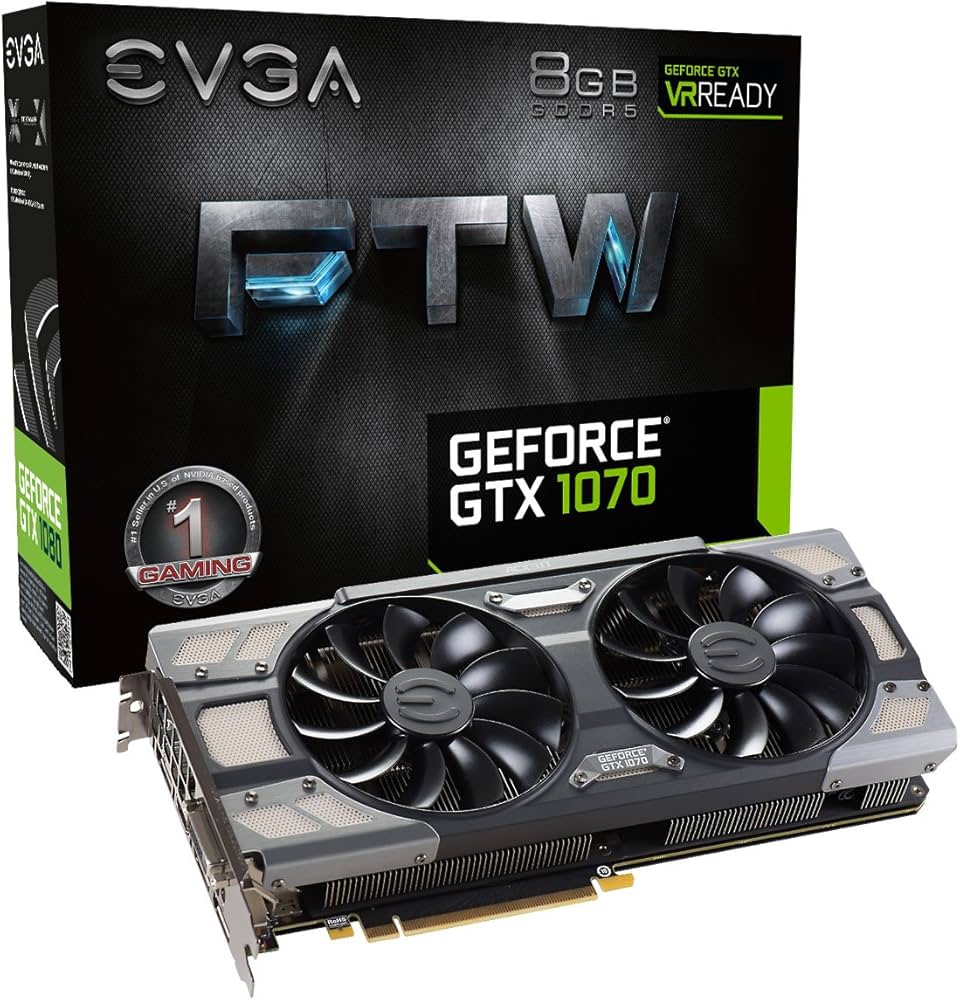 Amazon | EVGA GeForce GTX 1070 FTW GAMING ACX 3.0, w/ Adjustable