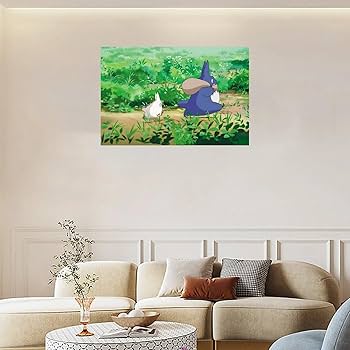 Amazon.co.jp: SUBCAI 日本アニメ となりのトトロ ポスター 宮崎駿