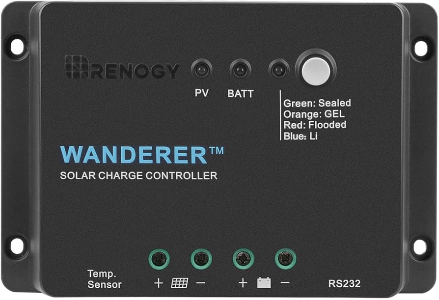 Amazon.com : Renogy 12V 30A PWM Solar Charge Controller – Wanderer
