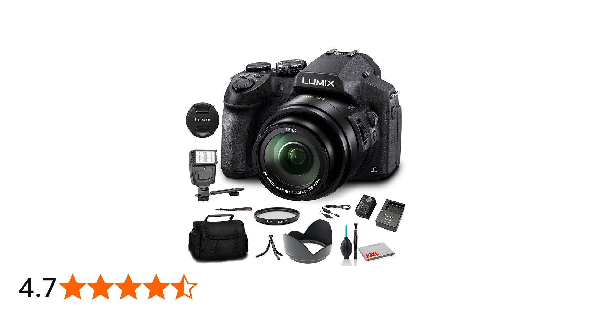 Amazon | Panasonic Lumix DMC-FZ300 デジタルカメラ(DMC-FZ300K