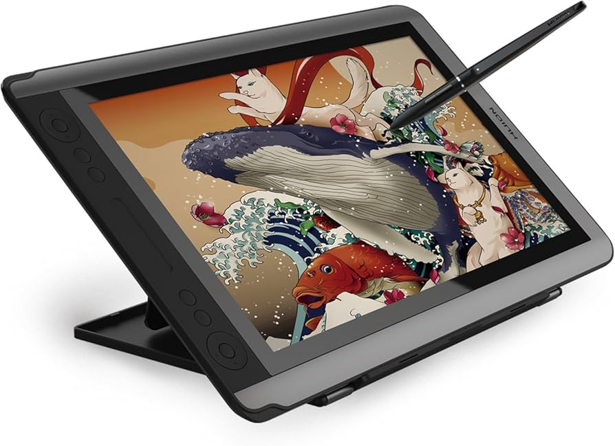 Amazon.com: Huion Kamvas GT-156HD V2 Monitor de tableta de dibujo