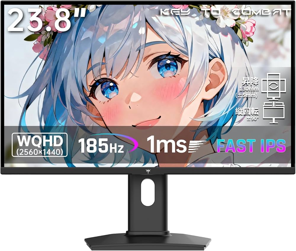 Amazon.co.jp: KTC 24インチ ゲーミングモニター WQHD(2560x1440) Fast