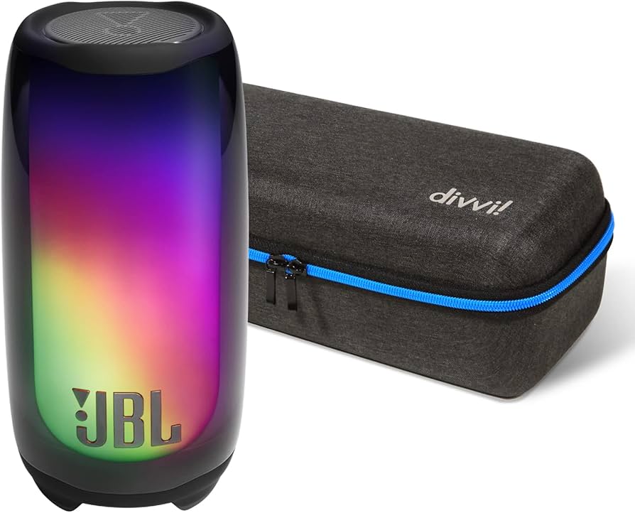 Amazon.com: JBL Pulse 5 Black Bluetooth Light Show Speaker Bundle