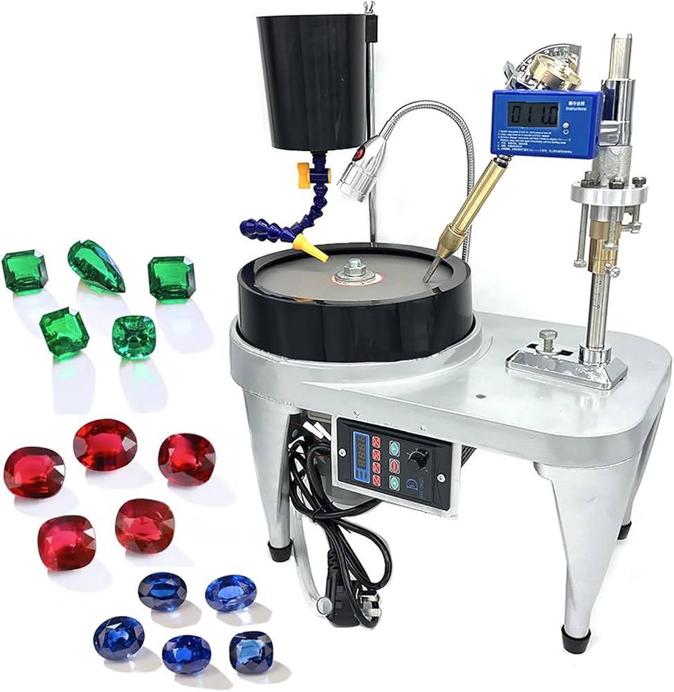 Amazon | 宝石ファセット加工機 180W 翡翠研磨機 2800RPM 宝石角度研磨