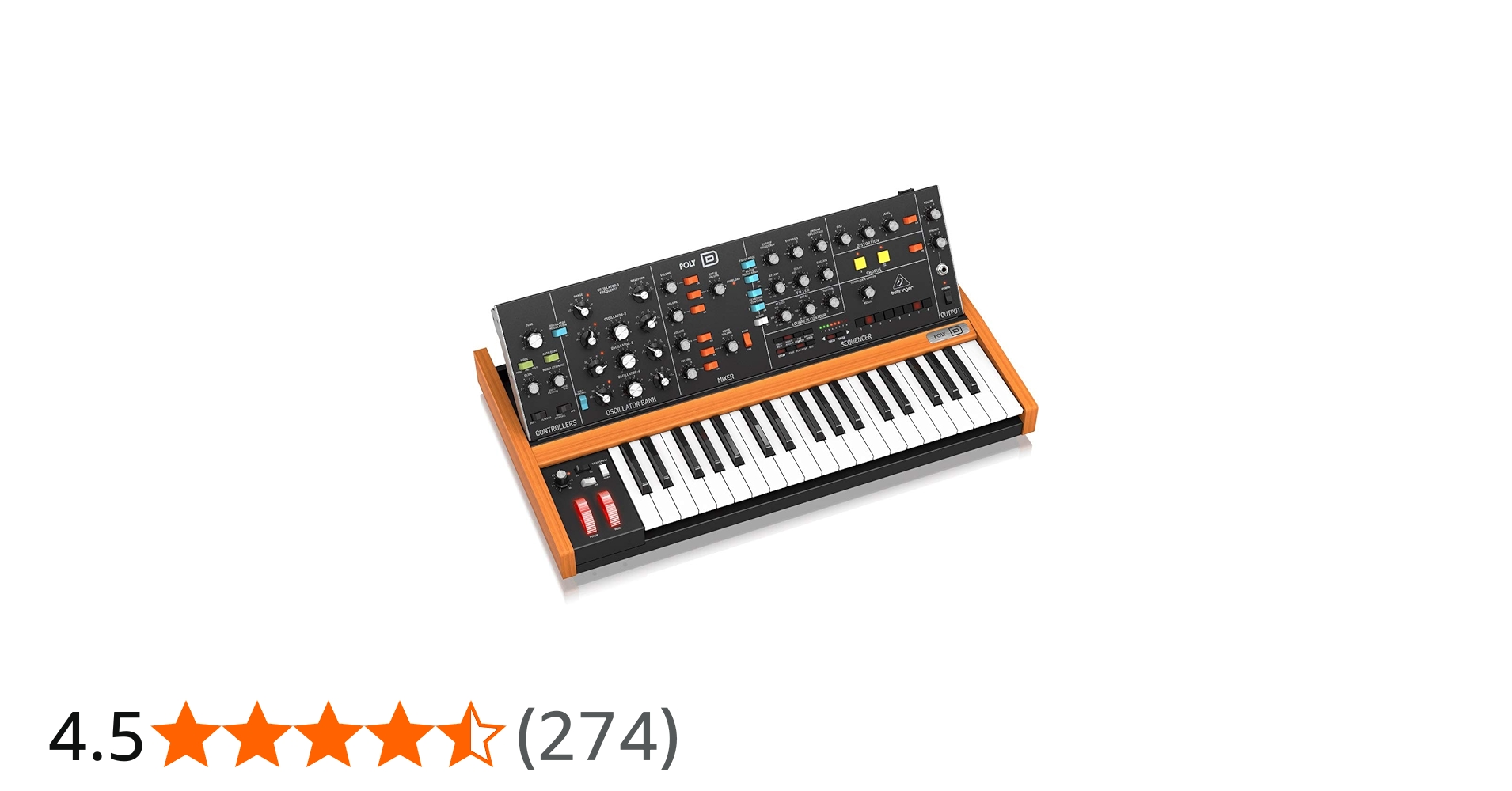 Amazon | ベリンガー Behringer アナログシンセ 4ボイス パラ