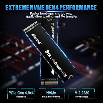 Amazon.com: INLAND 8TB Performance Plus NVMe Internal Gaming SSD