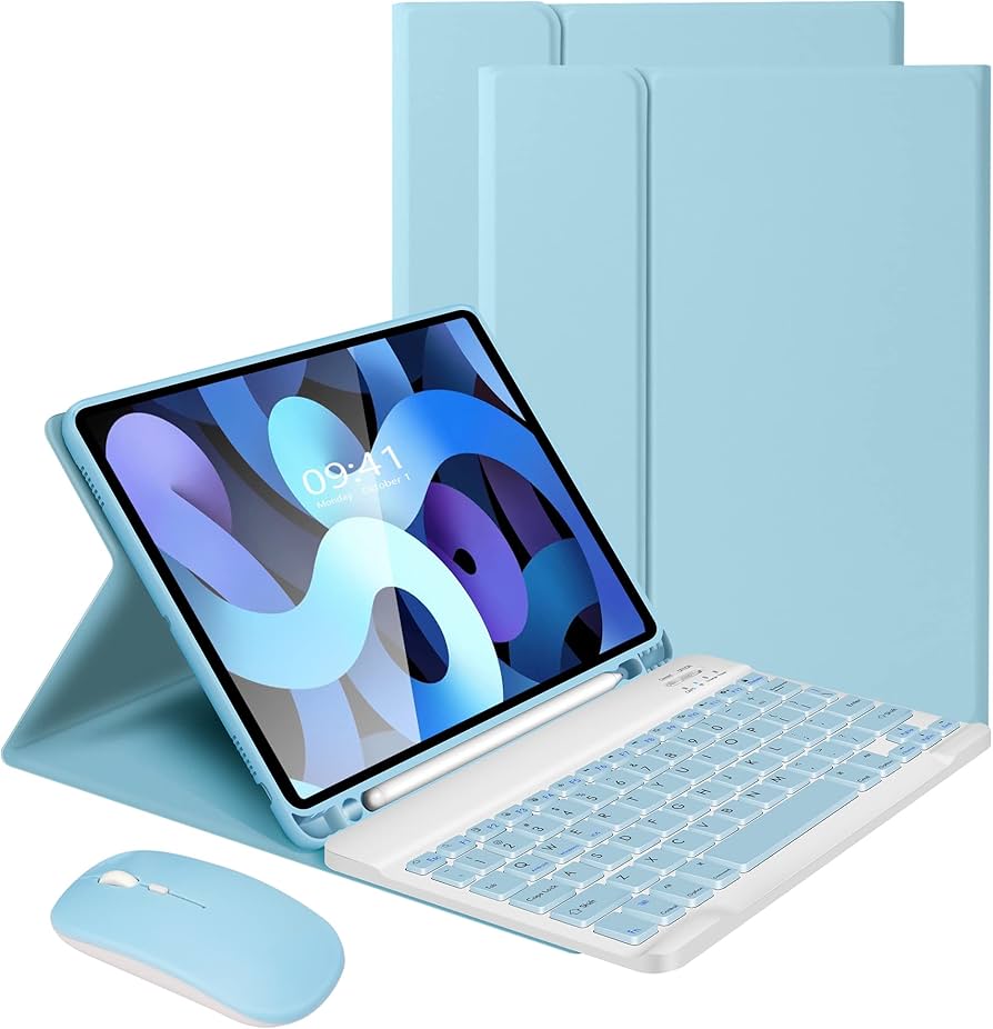 Amazon.com: LAMA Wireless Keyboard Case with Mouse for iPad Air