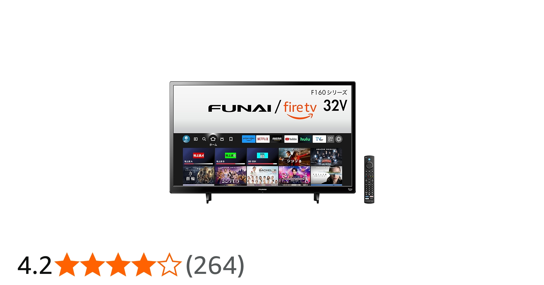 Amazon.co.jp: フナイ FUNAI 32V型 Fire TV搭載 液晶スマートテレビ
