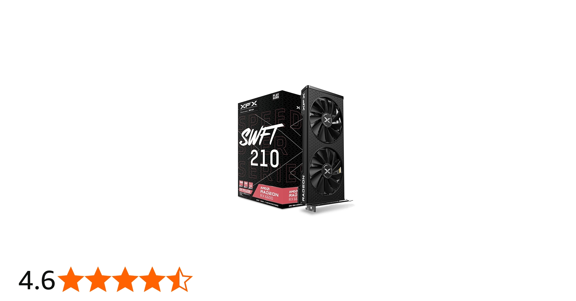 Amazon | XFX Speedster SWFT 210 Radeon RX 6600コアゲーミング