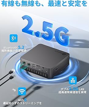 Amazon.co.jp: Getorli ミニPC AMD Ryzen™ 7 PRO 8845HS 搭載 32GB