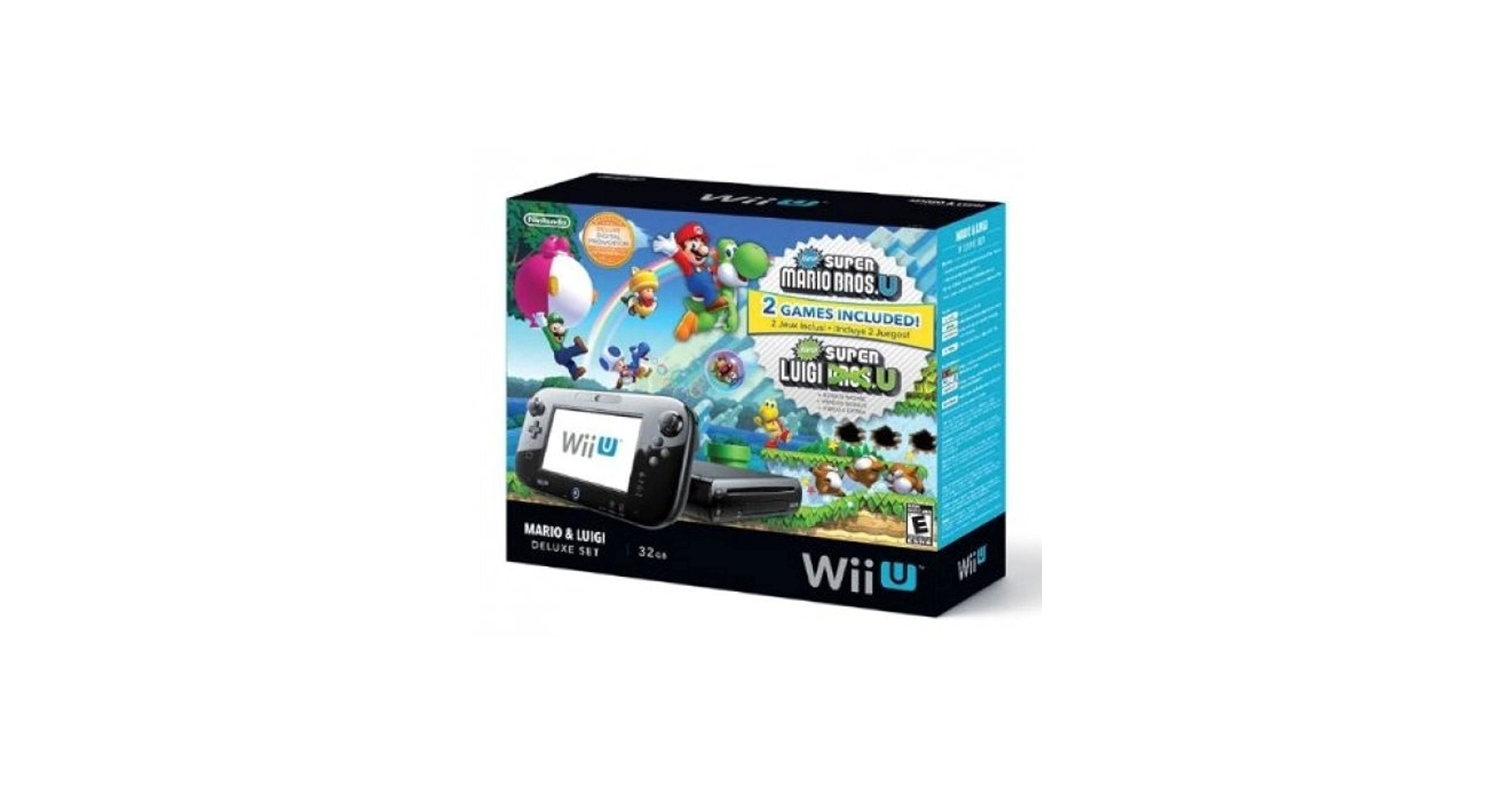 Amazon.com: NINTENDO WUPSKAFP / Wii U Console Black Deluxe : Video