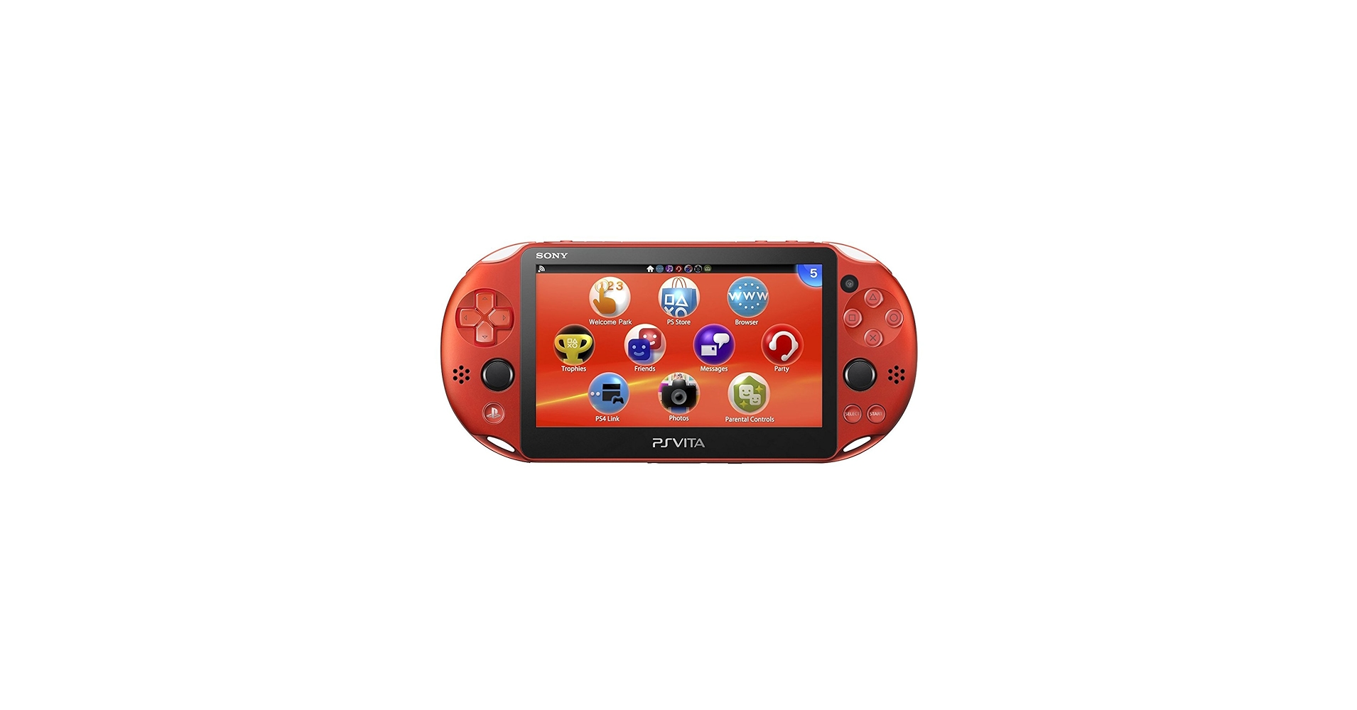 Amazon.com: Sony PlayStation Vita 2000 Wi-Fi Metallic Red (Japan