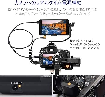 Amazon | Feelworld カメラ用液晶モニター Master MA5 5インチIPS 超薄