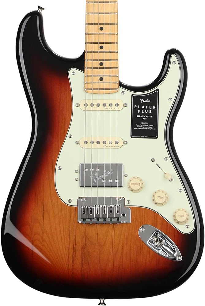 Amazon | Fender エレキギター Player Plus Stratocaster® HSS, Maple