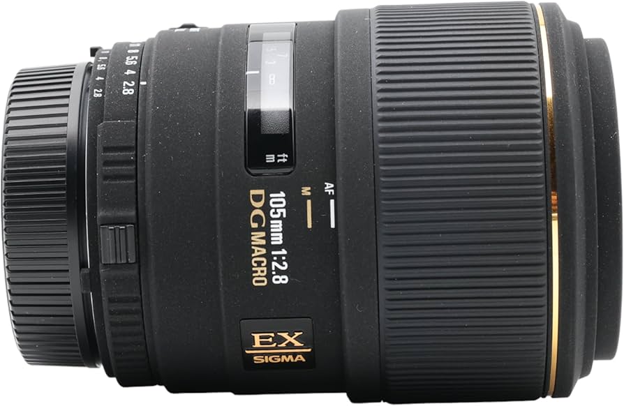 Sigma 105mm f/2.8 EX DG Medium Telephoto Macro Lens for Nikon SLR