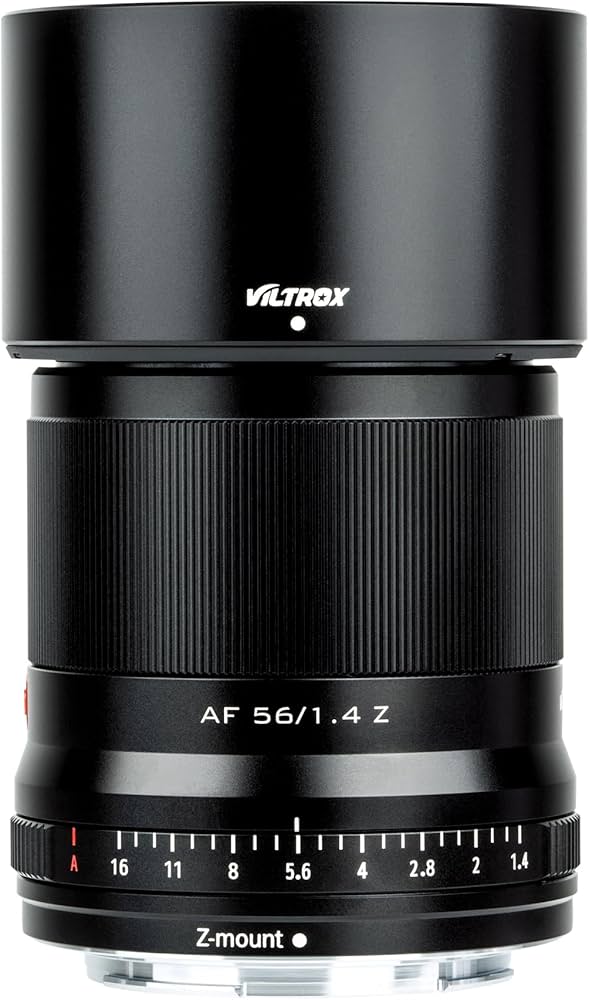 Amazon.com : VILTROX 56mm F1.4 f/1.4 Z-Mount Lens, Standard APS-C