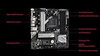 Amazon.com: ASRock A520M Pro4 AMD Ryzen 3000/4000 Series (Soket