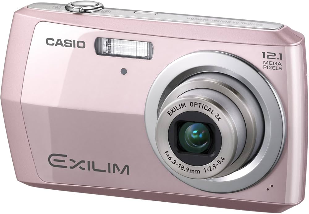 Casio Exilim Ex-Z16 Digital Camera - Pink (12MP, 3x Optical Zoom