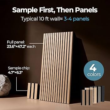 Amazon.com: AKUMAX Sound Proof Foam Panels for Walls-Wood Wall