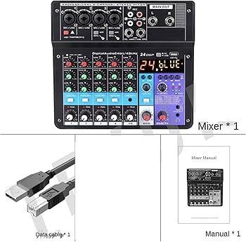 Amazon.co.jp: DJ 機器 6 チャンネル プロフェッショナル ポータブル