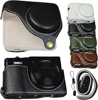 Amazon.co.jp: ケース Lumix DC-TZ99デジタルカメラ用 PUレザー保護