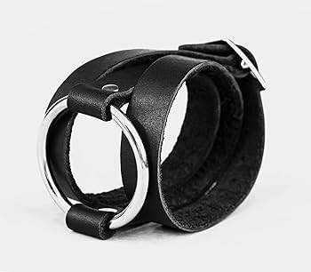 Amazon.com: Double wrap leather cuff bracelet with o-ring for