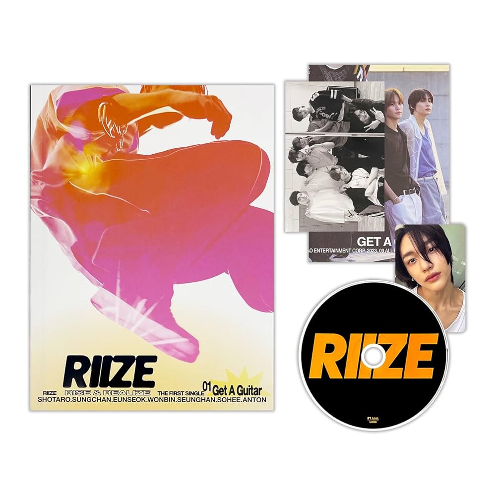 RIIZE - RIIZE - 1st Single Album [Get A Guitar] (RISE Ver.) CD-R +